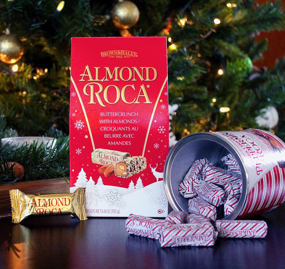 photo of package in a christmas environment