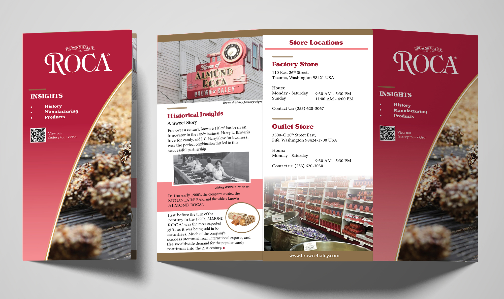 image of Brown & Haley trifold brochure